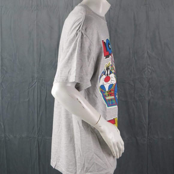 Vintage Graphic T-shirt - Looney Tunes Big Graphic - Men's Large - Picture 7 of 9